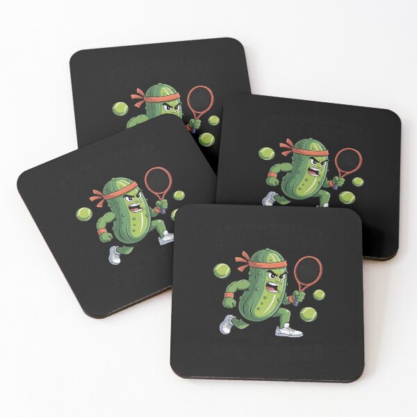 Artikelvorschau, Pickleball-Liebhaber-Wortspiel mit einer Pickle, die Pickleball spielt entworfen und verkauft von GasVille.