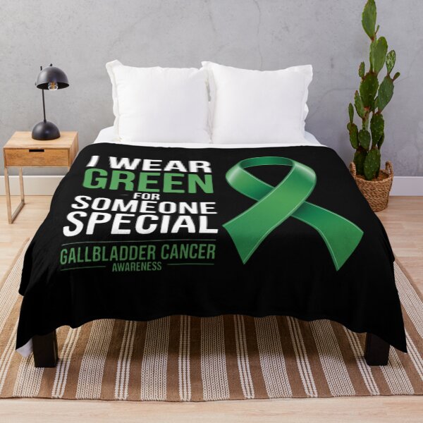 Item preview, I Wear Green For Someone Gallbladder Cancer Awareness designed and sold by HellD3vil-Art.