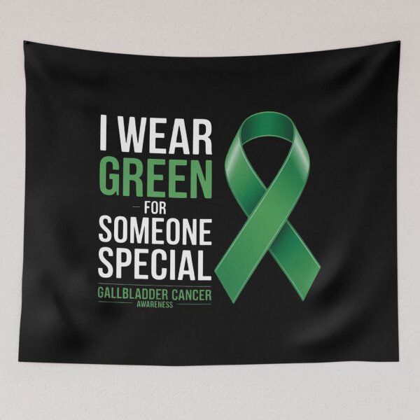Item preview, I Wear Green For Someone Gallbladder Cancer Awareness designed and sold by HellD3vil-Art.