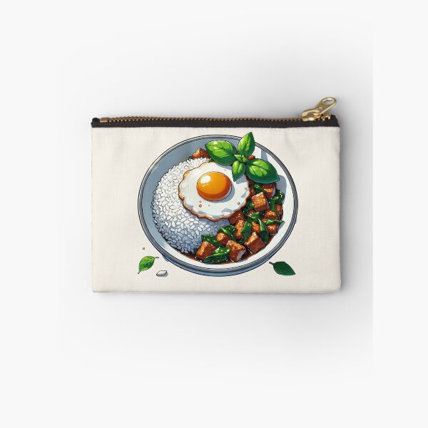 Item preview, Thai Basil Stir-Fry with Rice and Fried Egg designed and sold by loccotown168.
