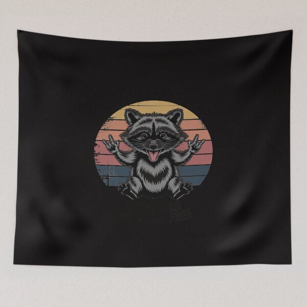Item preview, Feral & Sterile Living Wild And Womb Free Racoon designed and sold by TewonLake.