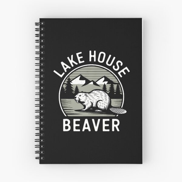 Aperçu de l'œuvre Projet de barrage amusant pour les amoureux des castors, Lake House Beaver créée et vendue par CaraRuth.