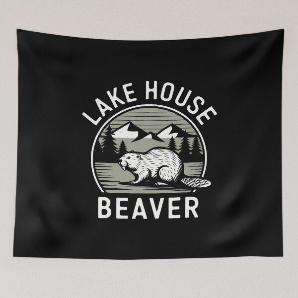 Item preview, Funny Beaver Lover Dam Project Lake House Beaver designed and sold by CaraRuth.