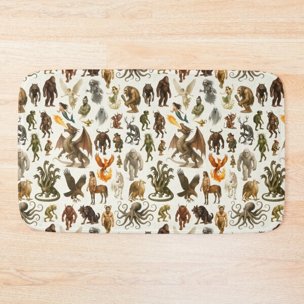 Item preview, Mythical Creatures Retro Style Illustration Chart designed and sold by kakarikihill.