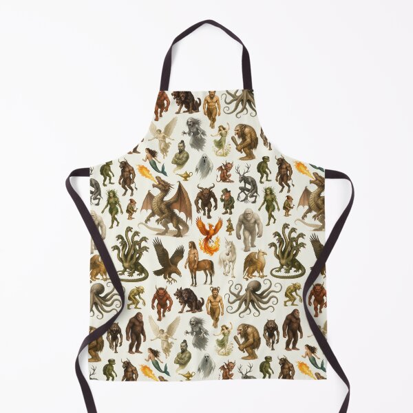 Item preview, Mythical Creatures Retro Style Illustration Chart designed and sold by kakarikihill.