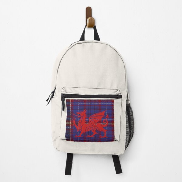 Item preview, James Welsh Tartan – I Love Forever & y Ddraig Goch - the red dragon v4 designed and sold by WheelieGdArt.
