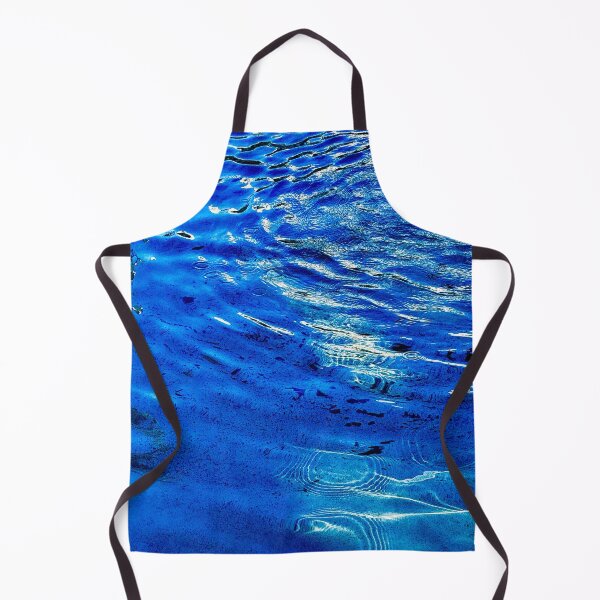 Item preview, Abstract Blue Water Ripples – Calming Pool Surface Light Reflection Photography designed and sold by aadventures.