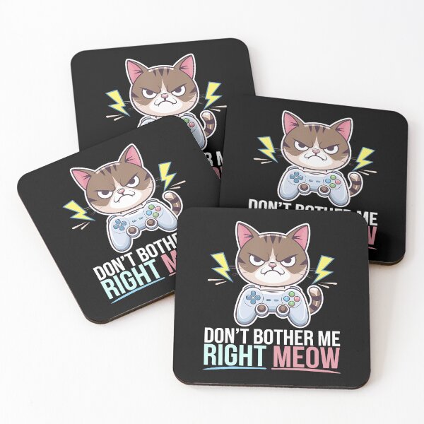 Item preview, Funny Cat Gamer Dont Bother Me Right Meow Video Games Lover designed and sold by FlorenceNorma.