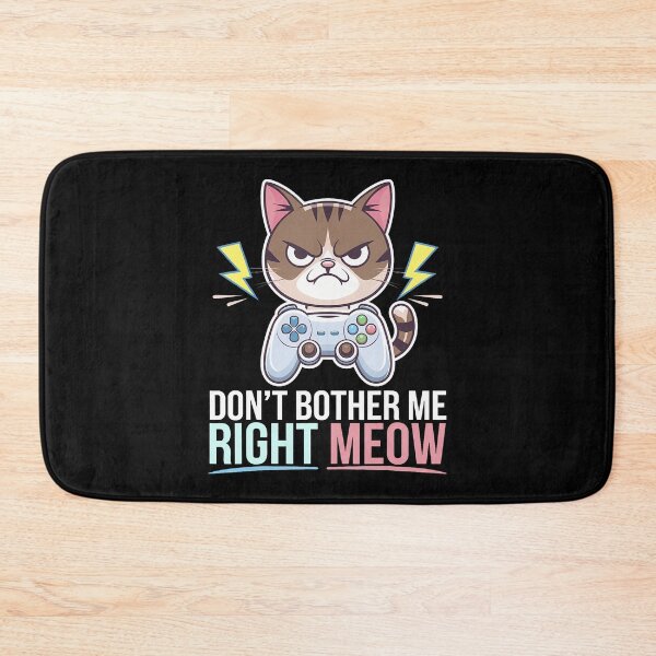 Item preview, Funny Cat Gamer Dont Bother Me Right Meow Video Games Lover designed and sold by FlorenceNorma.