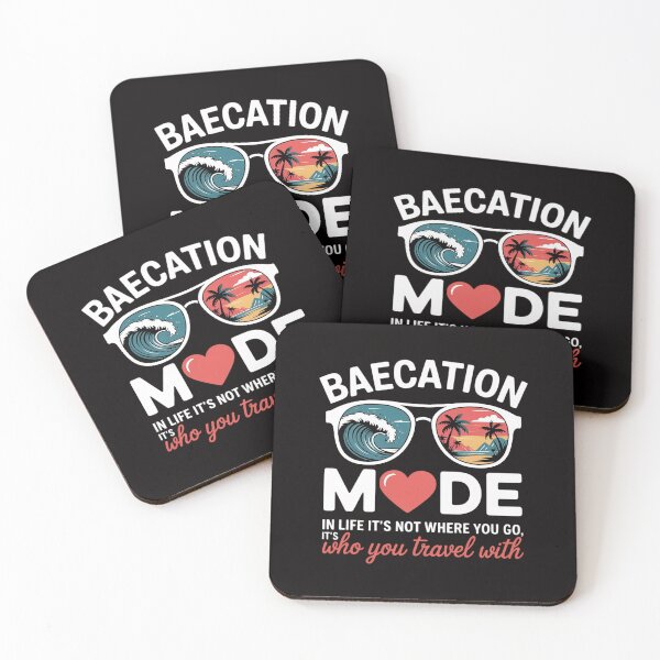 Item preview, Cute Couples Trip Matching Vacation Baecation Mode-Vibes designed and sold by TewonLake.