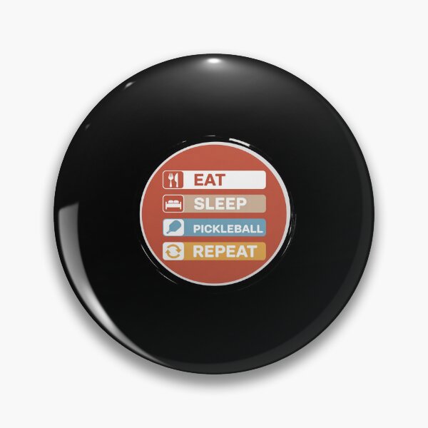 Item preview, Pickleball Quote, Eat Sleep Pickleball Repeat designed and sold by GasVille.