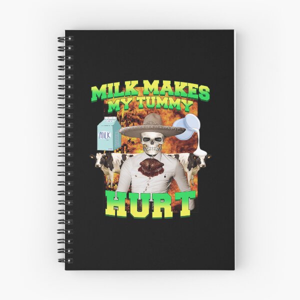 Item preview, Milk Makes My Tummy Hurt Lactose Intolerance Meme designed and sold by ChouaMouasa.
