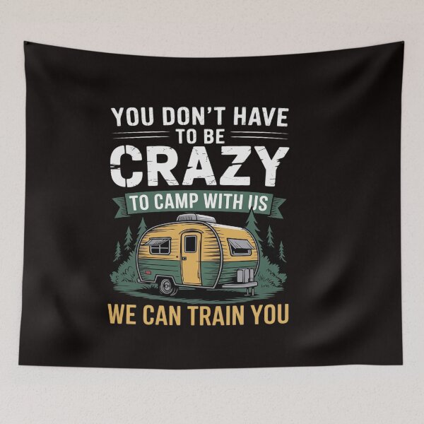 Item preview, Camping Lover Crazy Camping Joke Gift Idea designed and sold by ControlCenter.