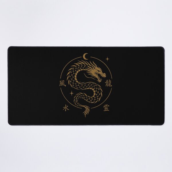 Item preview, Tatsu – Japanese Dragon Sigil | Gold Mythic Serpent Art by Oblivion Rise designed and sold by OblivionRise.
