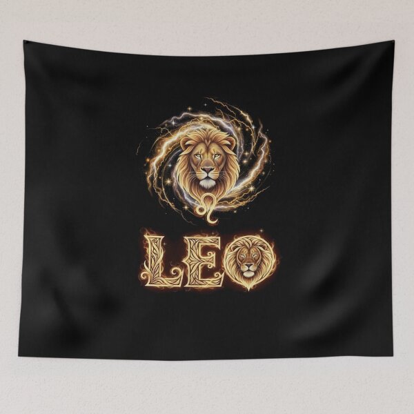 Item preview, Majestic Golden Leo Spirit designed and sold by ZodiacWonders.