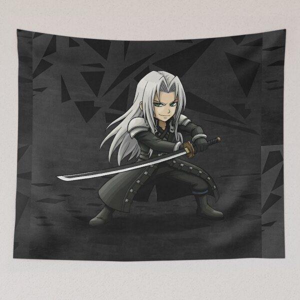 Item preview, Sephiroth, Final Fantasy, FF7, Fan Art, Fanatic Fantasy designed and sold by Fanatic Fantasy.