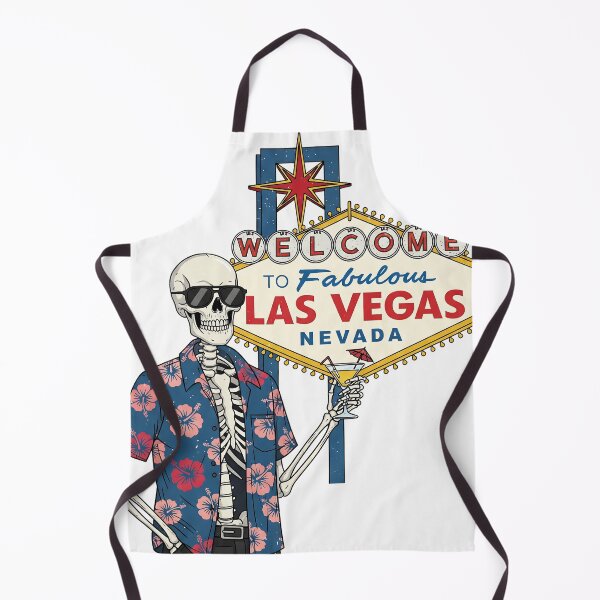 Item preview, Cool Skeleton Tourist at Las Vegas Welcome Sign designed and sold by Static Noise.