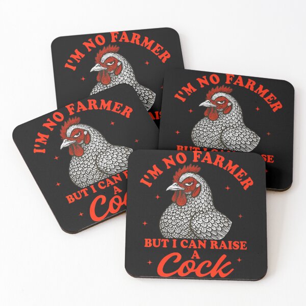 Item preview, I'M No Farmer Raise A Cock Chicken designed and sold by BarbaraLillie.