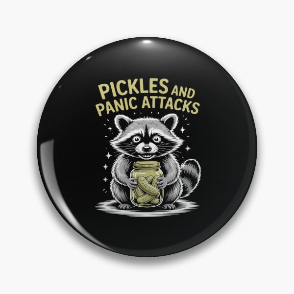 Item preview, Pickles and Panic Attacks Funny Raccoon designed and sold by GasVille.