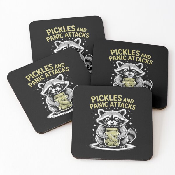 Item preview, Pickles and Panic Attacks Funny Raccoon designed and sold by GasVille.