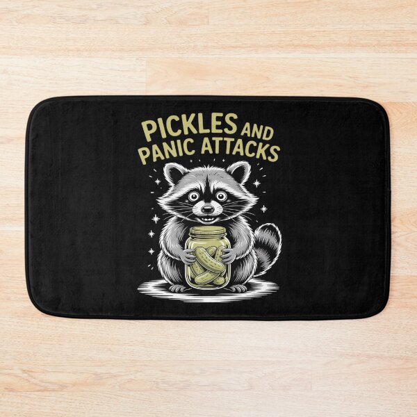Item preview, Pickles and Panic Attacks Funny Raccoon designed and sold by GasVille.