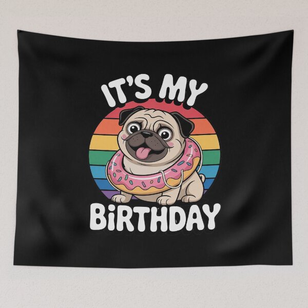 Item preview, 30 Years Old Pug and Donut 30th Birthday  designed and sold by CombatTask.