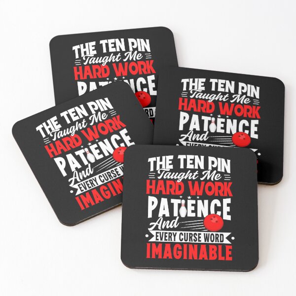Item preview, Ten Pin Taught Me Every Curse Word Men Women Funny Bowling designed and sold by FlorenceNorma.