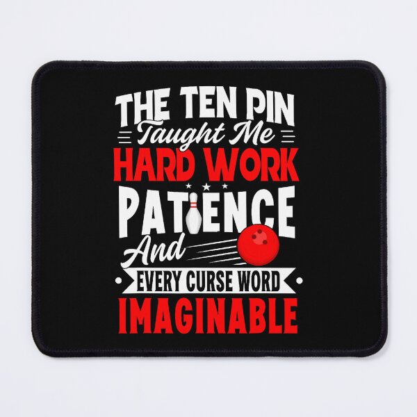 Item preview, Ten Pin Taught Me Every Curse Word Men Women Funny Bowling designed and sold by FlorenceNorma.