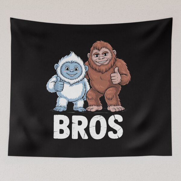 Item preview, Bigfoot Sasquatch Yeti Bros Brothers Men Women Kids designed and sold by CareTopping.