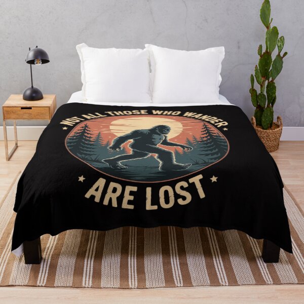Item preview, Bigfoot Not All Who Wander Are Lost Sasquatch Men Women Kids designed and sold by CareTopping.