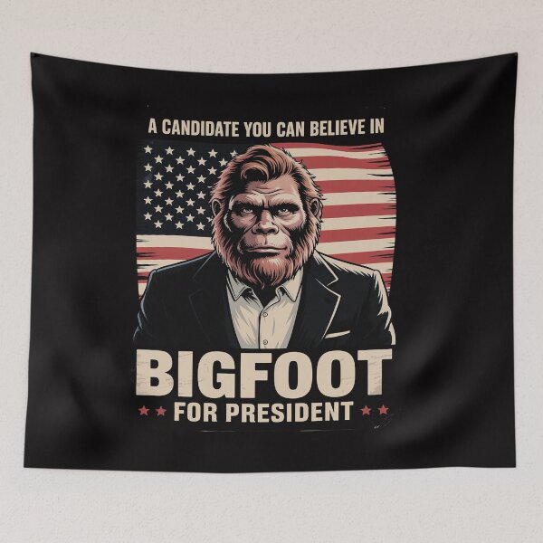 Item preview, Bigfoot for President Believe Vote Elect Sasquatch Candidate designed and sold by CareTopping.