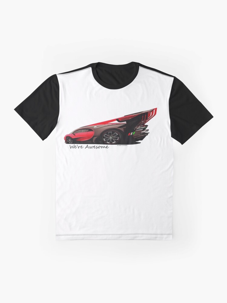 Thumbnail 4 of 5, Graphic T-Shirt, Super Car Art #14 We're Awesome designed and sold by Photoart4U.