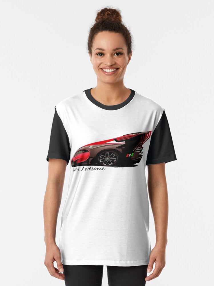 Thumbnail 2 of 5, Graphic T-Shirt, Super Car Art #14 We're Awesome designed and sold by Photoart4U.