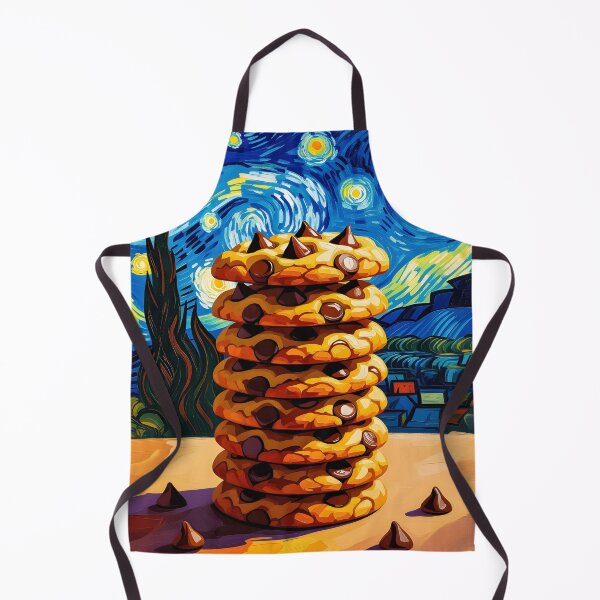 Item preview, Chocolate chip cookies stack in style Van Gogh designed and sold by Ponted.