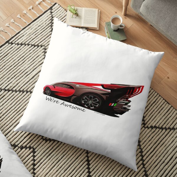 Super Car Art #14 We're Awesome Floor Pillow