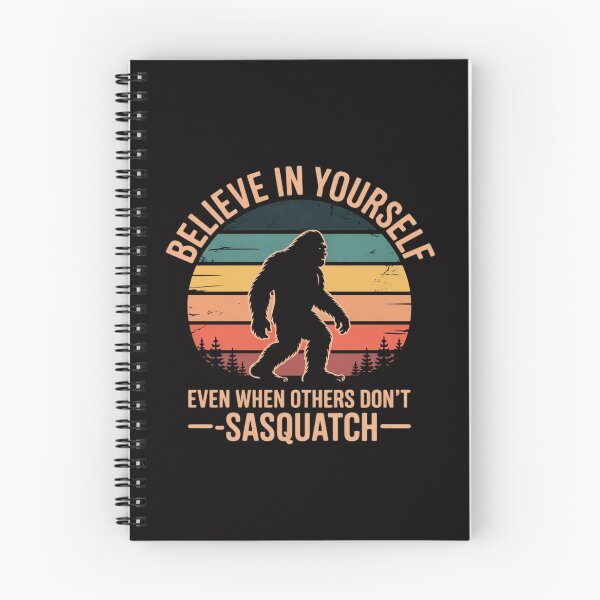 Item preview, Believe In Yourself Sasquatch Motivational Bigfoot designed and sold by CareTopping.