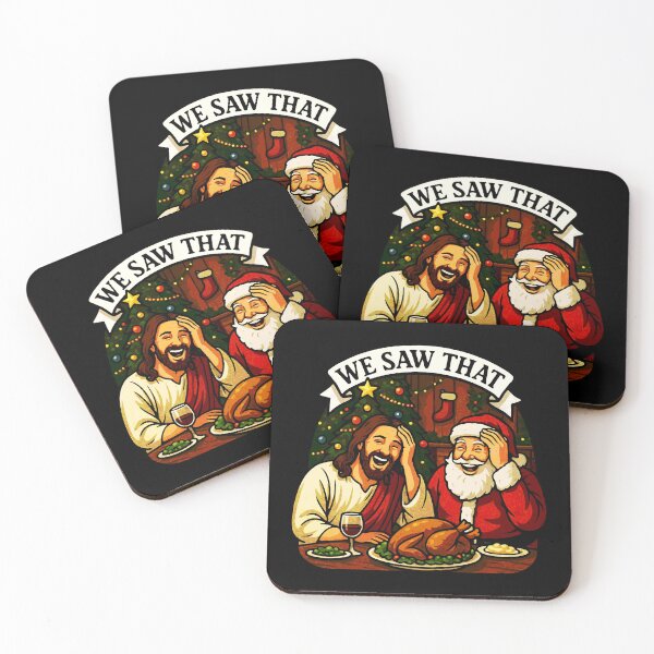 Item preview, We Saw That Jesus Santa Claus Christmas Dinner designed and sold by plushism.