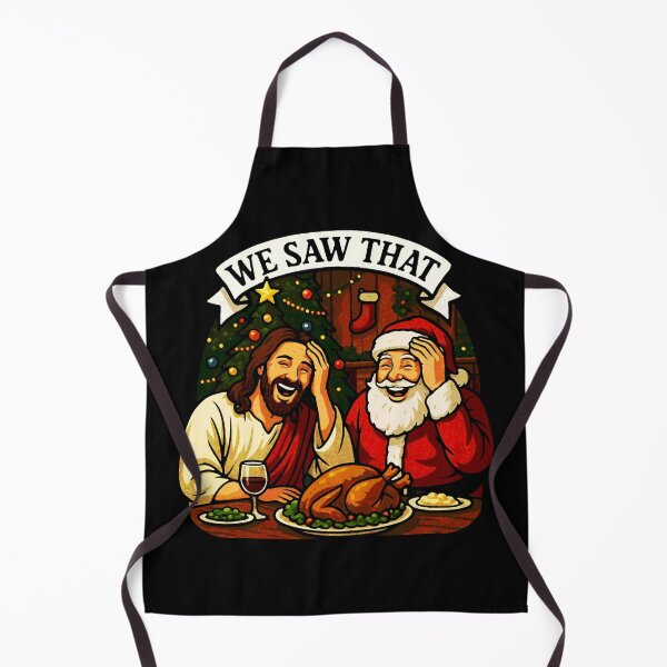 Item preview, We Saw That Jesus Santa Claus Christmas Dinner designed and sold by plushism.