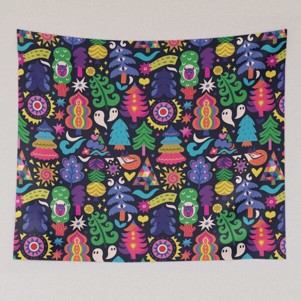 Item preview, Nordic Dreamland in the night designed and sold by PenguinHouse.