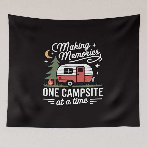 Item preview, Awesome Making Memories One Campsite at A Time Camping designed and sold by CareTopping.