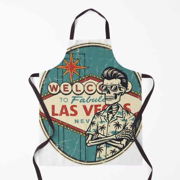 Item preview, Vintage Rockabilly Skeleton at Las Vegas Sign designed and sold by Static Noise.