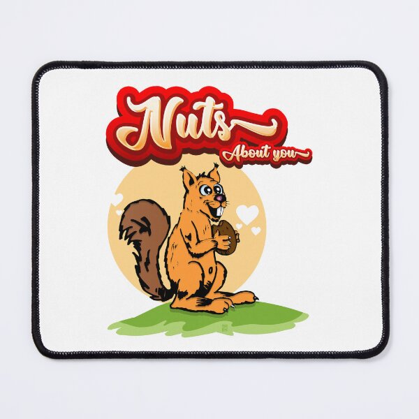 Item preview, Nuts About You Cute Squirrel Pun Gift designed and sold by ZOCCAS.