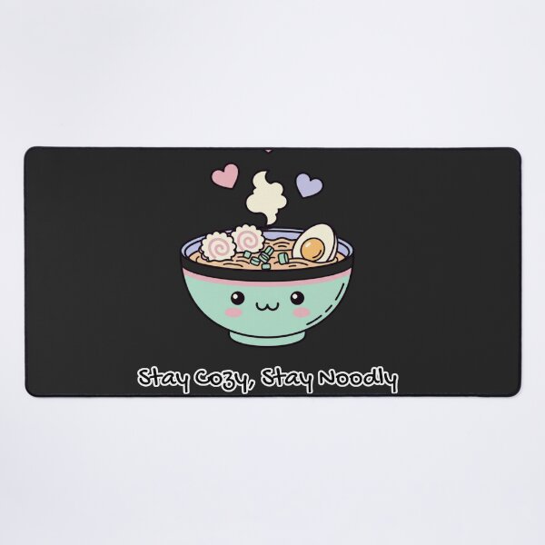 Item preview, Kawaii Smiling Ramen Bowl - Stay Cozy, Stay Noodly designed and sold by SebastianSpace.