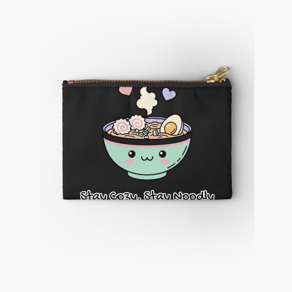Item preview, Kawaii Smiling Ramen Bowl - Stay Cozy, Stay Noodly designed and sold by SebastianSpace.