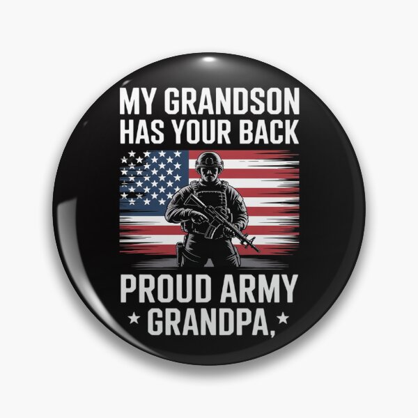 Item preview, Proud Army Grandpa designed and sold by CareTopping.