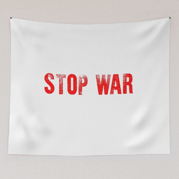 Item preview, Stop War Shirt, Peace Message Graphic Tee, Anti-War Statement T-Shirt, Simple Protest Design designed and sold by Rida Faiz.