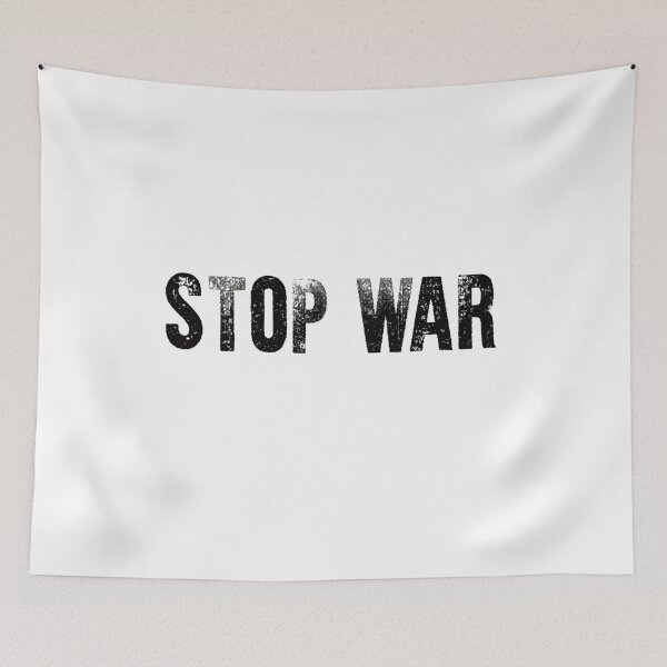 Item preview, Stop War Shirt, Peace Message Graphic Tee, Anti-War Statement T-Shirt, Simple Protest Design designed and sold by Rida Faiz.