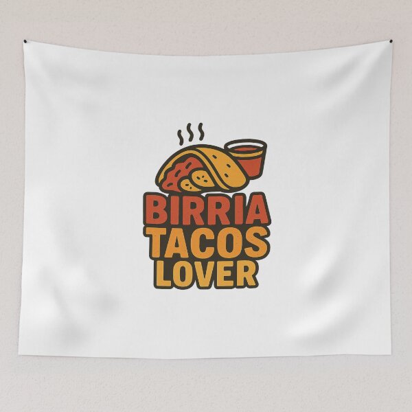Item preview, Spicy Birria Tacos Lover Mexican Food Design Gift designed and sold by RedCircleArt.