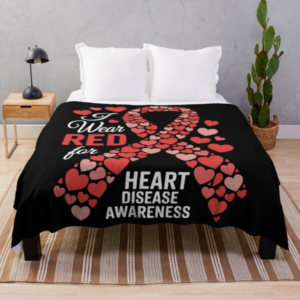Item preview, I Wear Red For Heart Disease Awareness designed and sold by HellD3vil-Art.