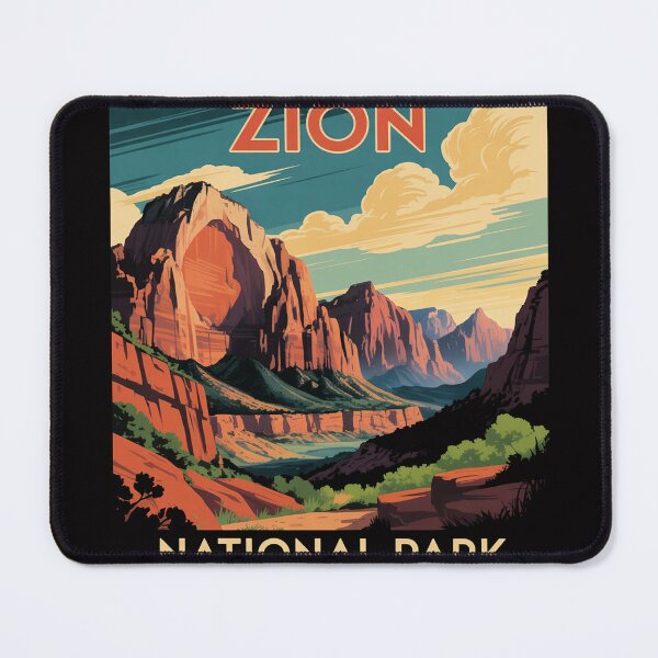 Item preview, Zion National Park Utah Angels Landing hiking Trail designed and sold by MuteElevent.
